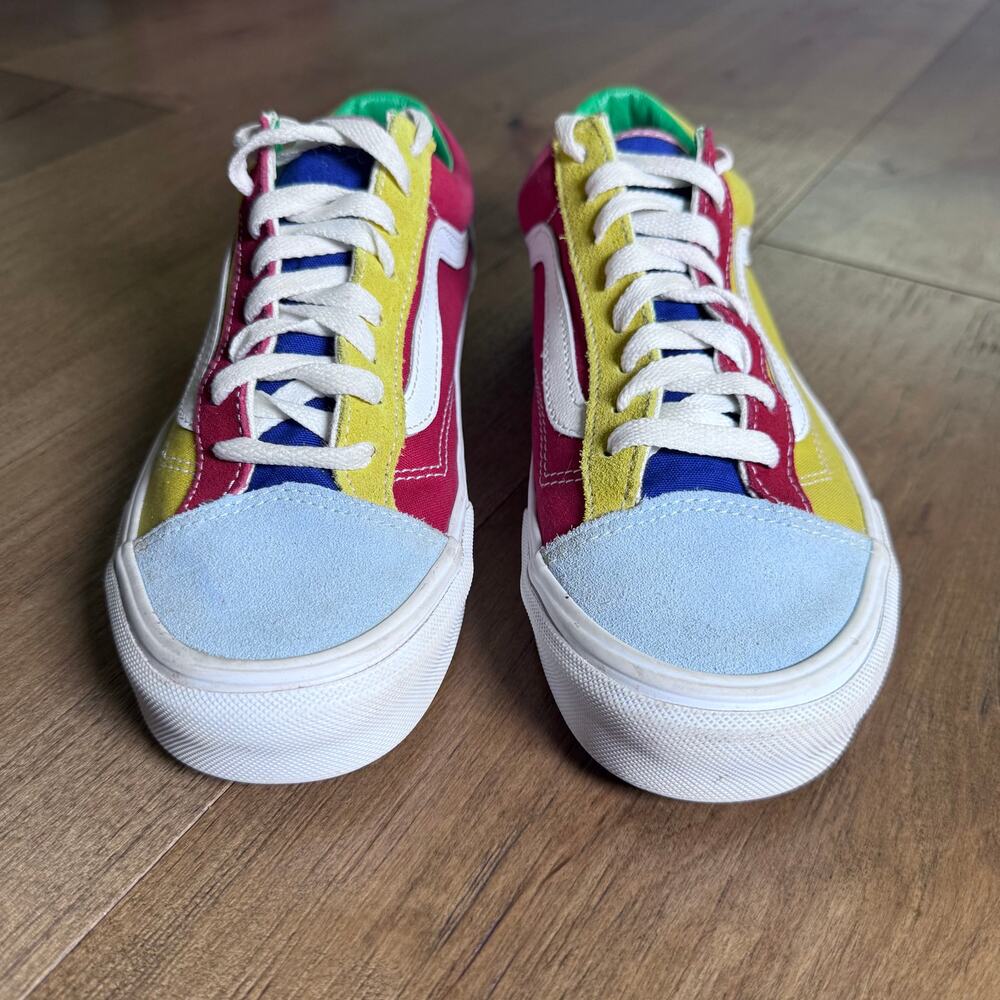 Vans Style 36 Sunshine Colorblock Old Skool Shoes Men 7.5 / Women 9 Multicolor - Picture 3 of 8